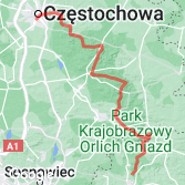 Mapa Szlak Orlich Gniazd 2023 - część 1